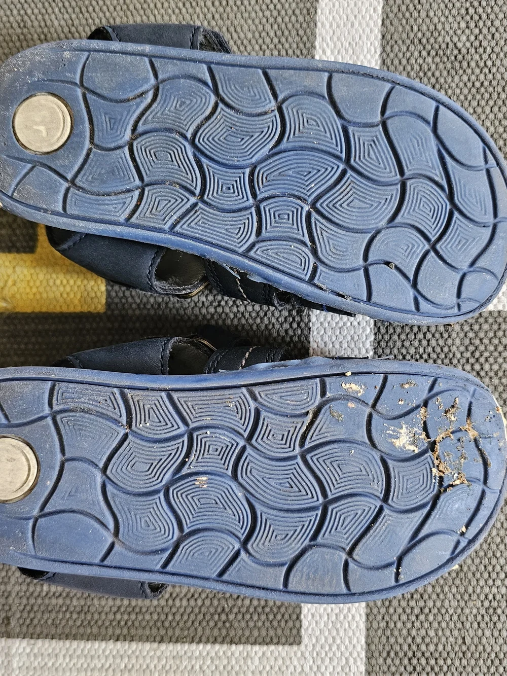Stride Rite Navy Blue Boys Closed-Toe Fisherman Sandals